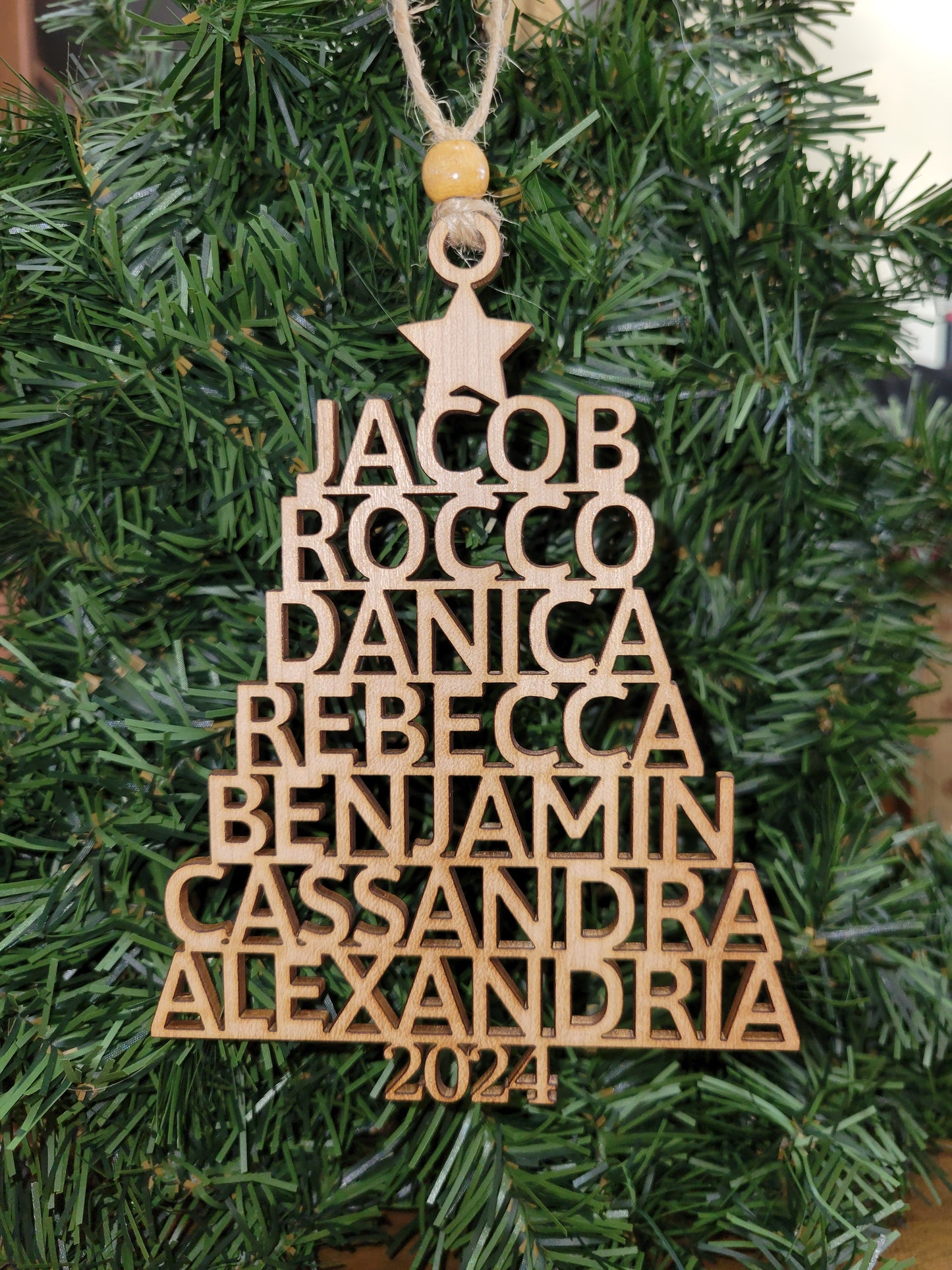 Personalized Family Tree Ornament